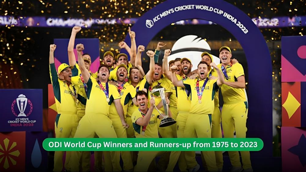 ODI World Cup Winners