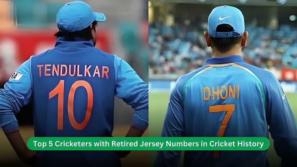 Cricketers with Retired Jersey Numbers