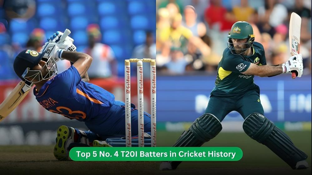 No. 4 T20I Batters in Cricket History