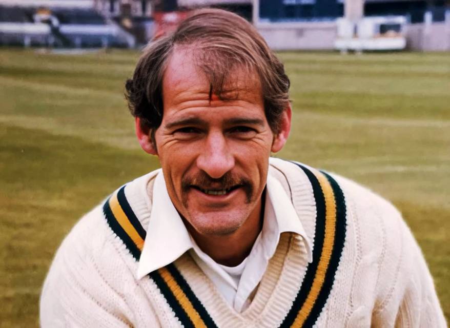 South Africa’s first international captain after apartheid, Clive Rice, injured his leg