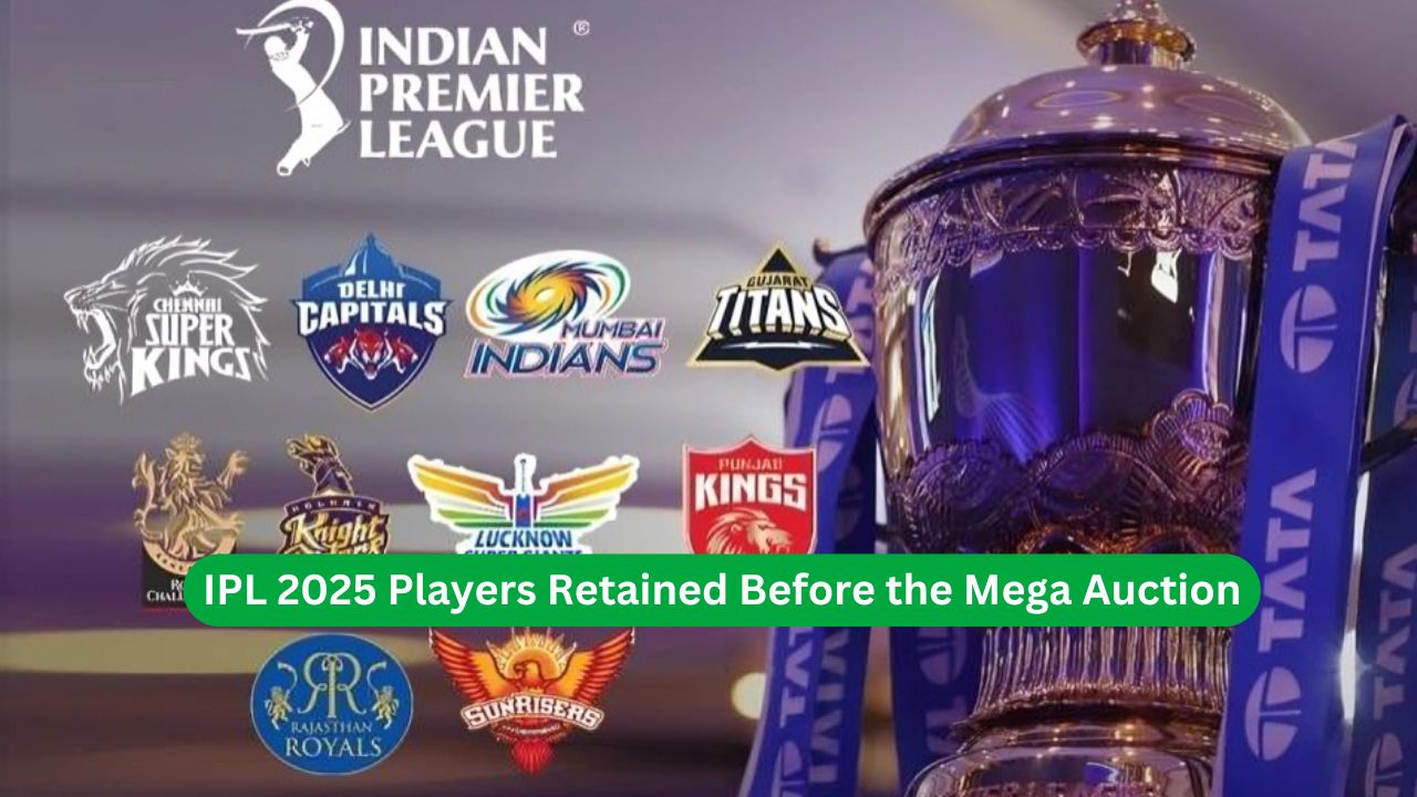 IPL 2025 Players Retained Before the Mega Auction