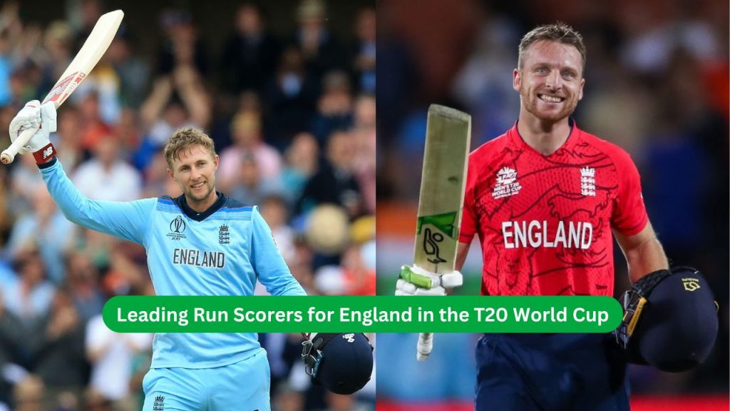 Leading Run Scorers for England in the T20 World Cup