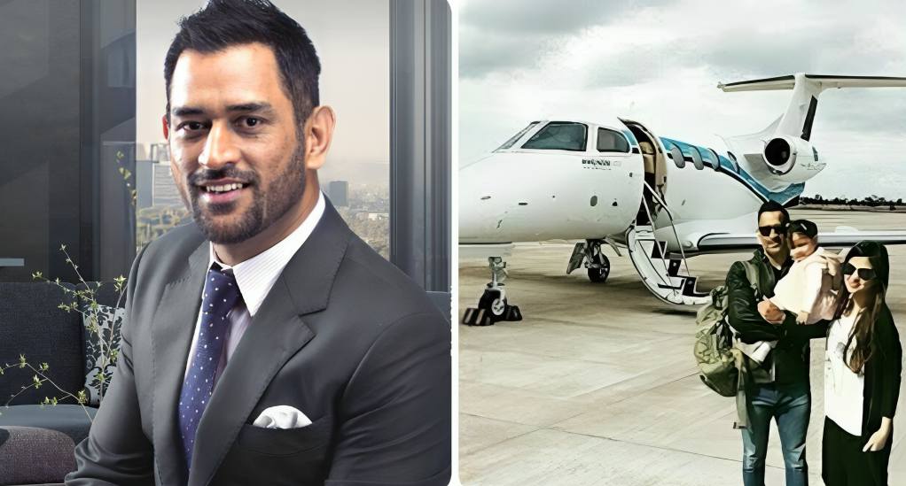 MS Dhoni private jet