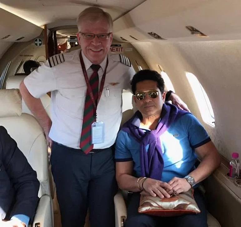 Sachin Tendulkar private jet