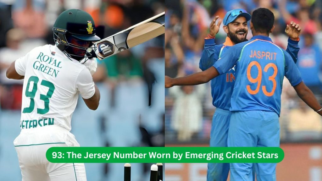 93 The Jersey Number Worn by Emerging Cricket Stars