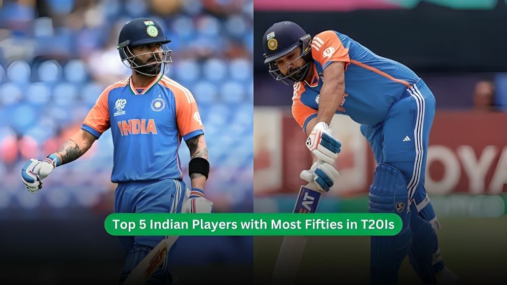 Indian Players with Most Fifties in T20Is