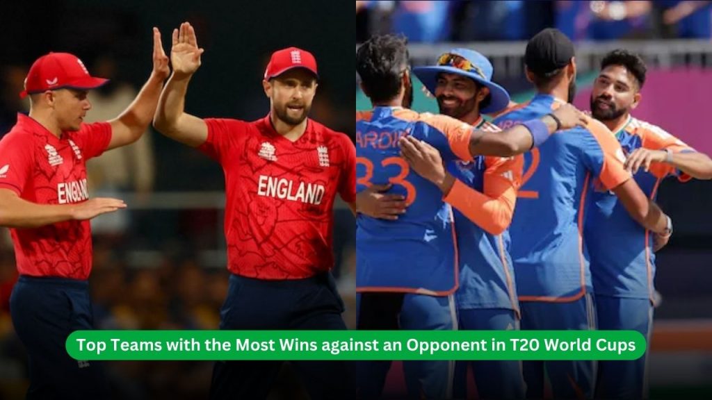 Most Wins against an Opponent in T20 World Cups