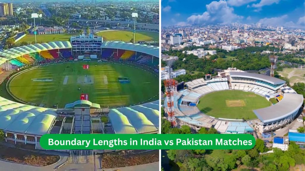 Boundary Lengths in India vs Pakistan Matches