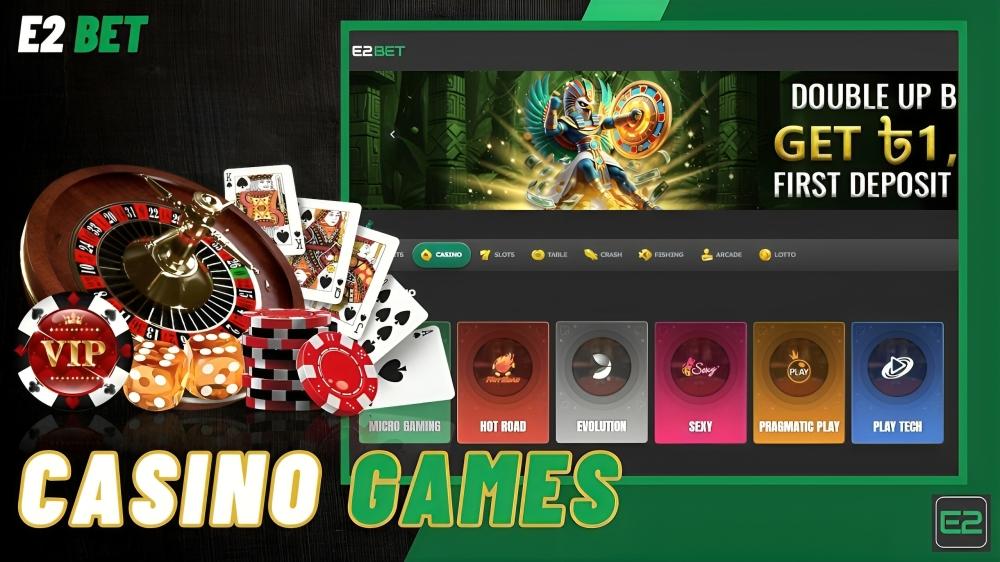 E2Bet Casino Games