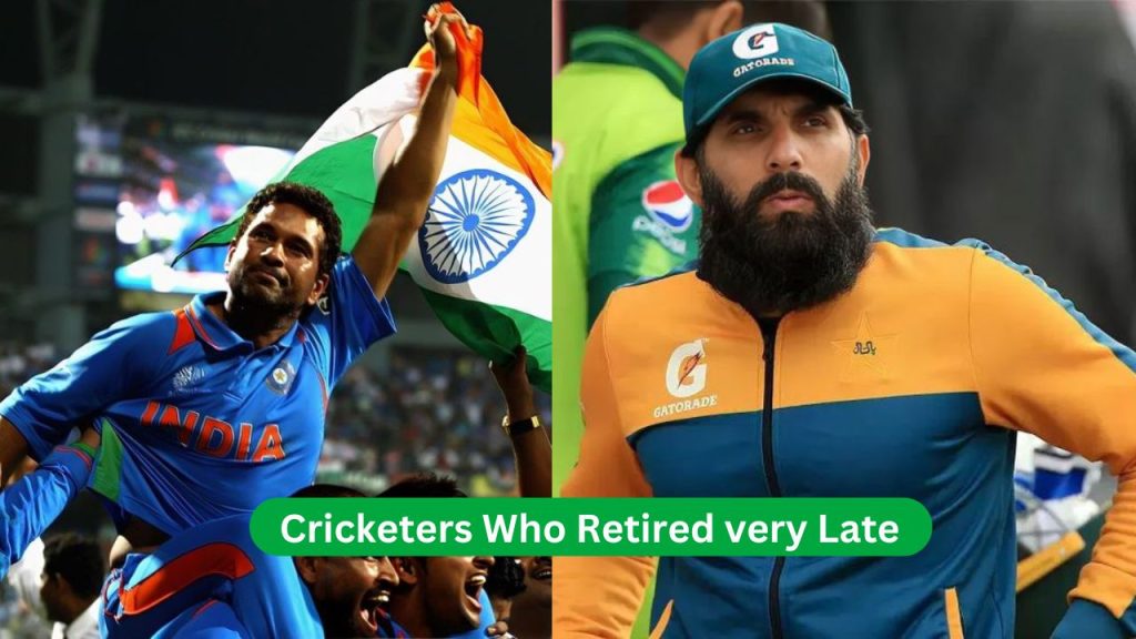 Cricketers Who Retired very Late