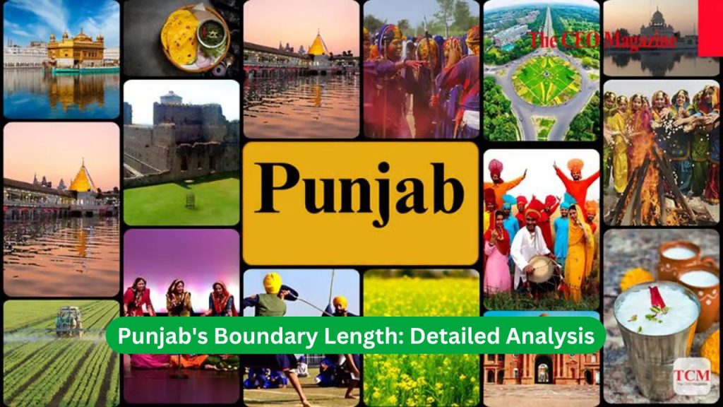 Punjab's Boundary Length Detailed Analysis