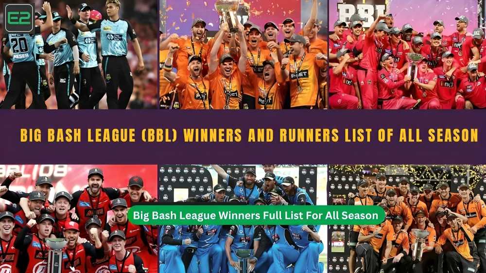 Big Bash League Winners Full List For All Season