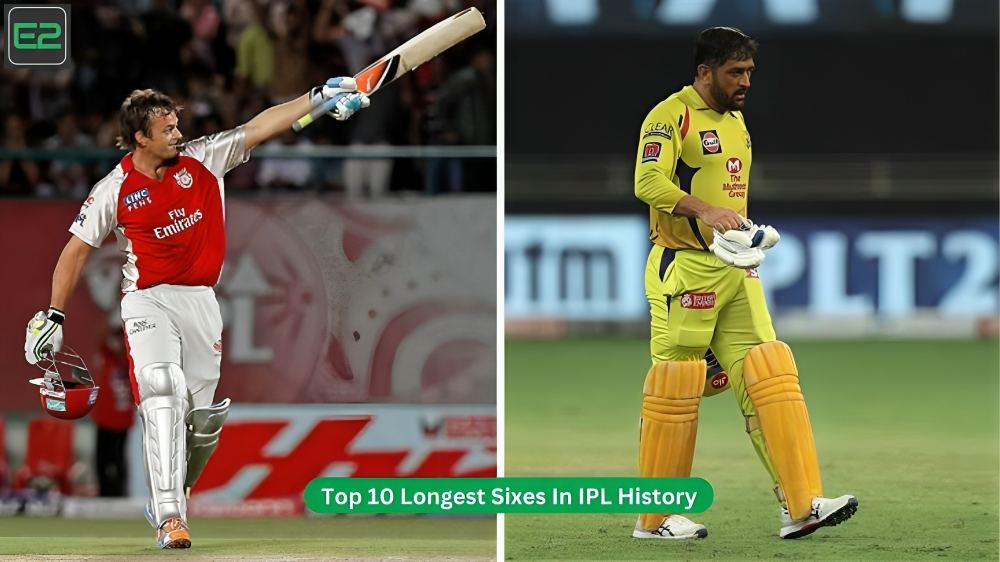 Top 10 Longest Sixes In IPL History