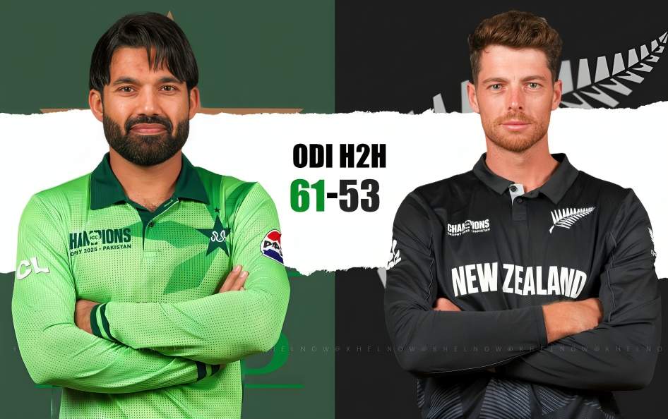 PAK vs NZ: ODI Head-to-Head Stats and Records