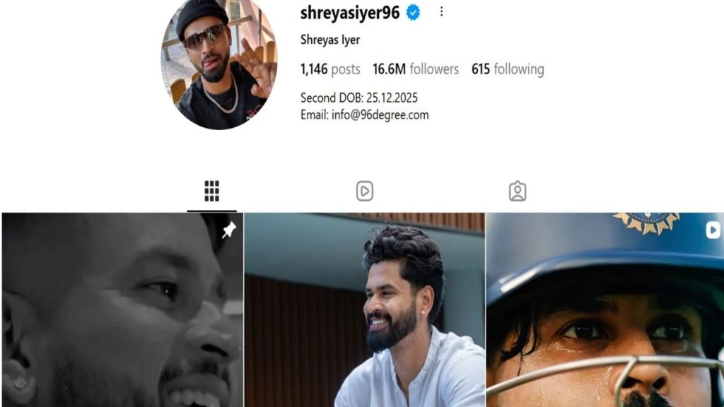 Shreyas Iyer “দ্বিতীয় জন্মতারিখ” ইনস্টাগ্রাম বায়ো: এর মানে কী?
