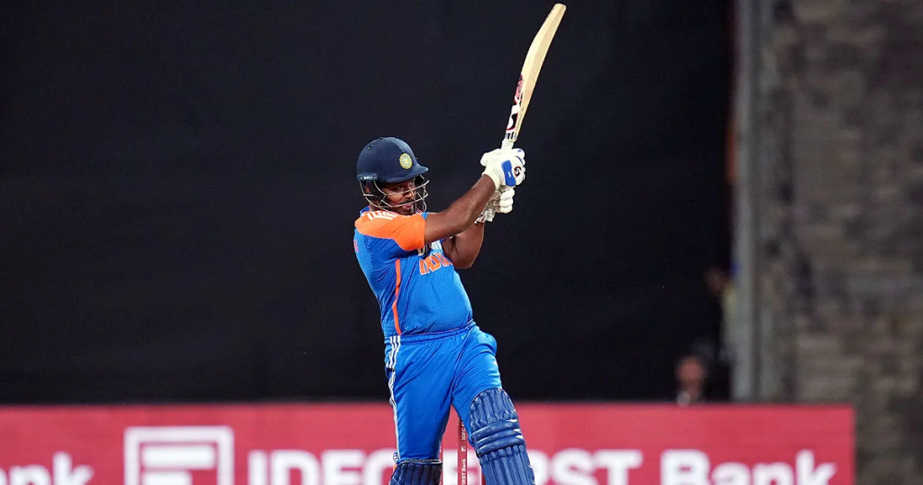 ১. ব্যাটিং করার সময় Sanju Samson ভঙ্গি